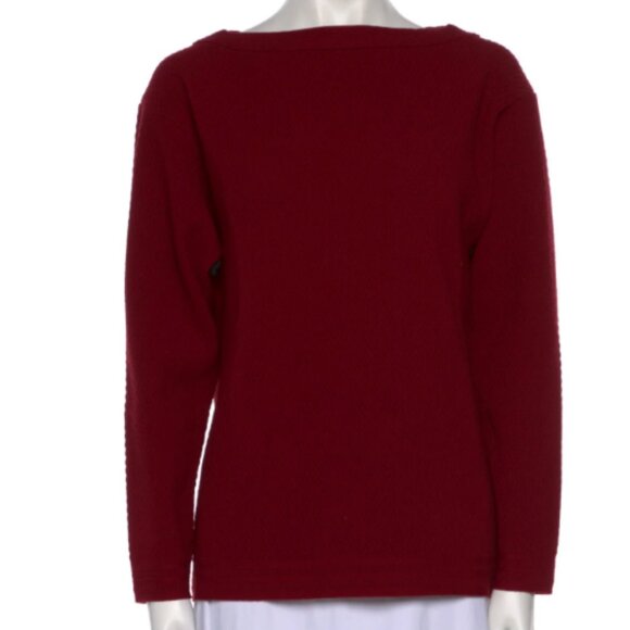 Alaia Sweaters - Alaïa Wool Bateau Neckline Sweater